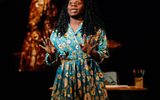 A performer on stage